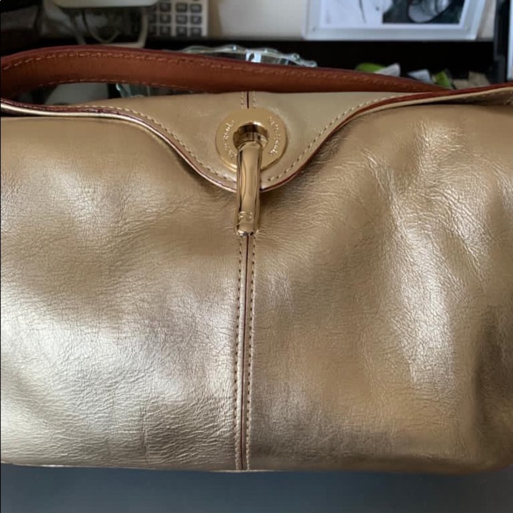 NEW W/O TAGS GOLD KATE SPADE VINTAGE SHOULDER BAG